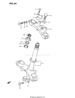 Steering Stem (g/h/j) Schematic