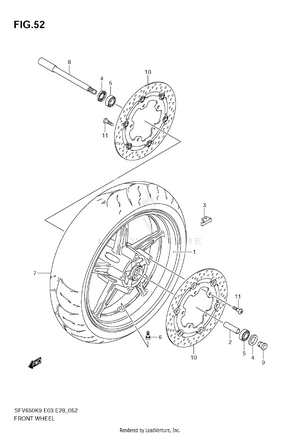 Front Wheel Schematic
