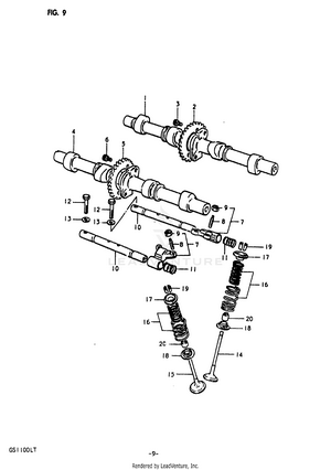 Cam Shaft - Valve Schematic