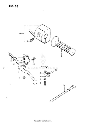 Left Handle Switch (gs450ez) Schematic
