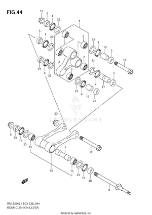 Rear Cushion Lever Schematic