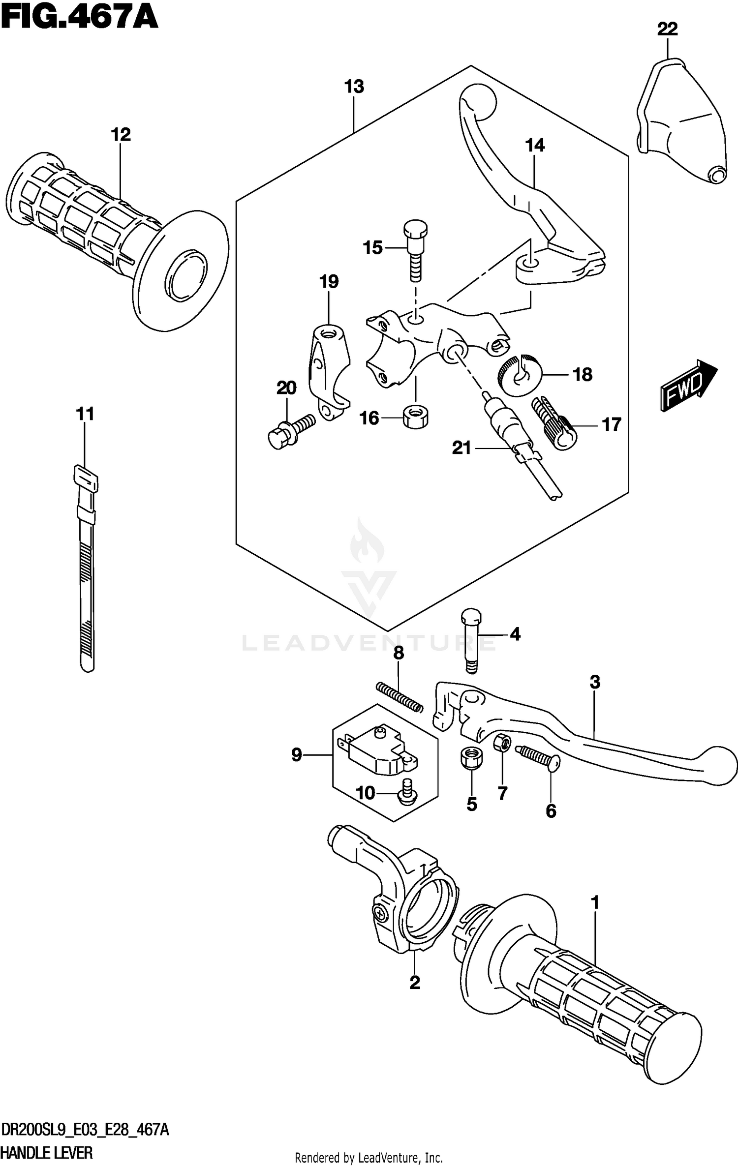 HANDLE LEVER