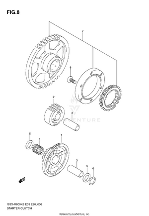 Starter Clutch Schematic