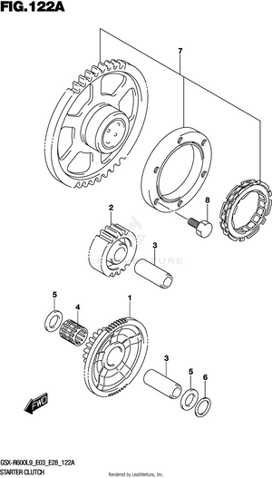 Starter Clutch Schematic