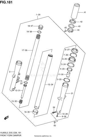 Front Fork Damper Schematic