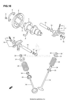 Cam Shaft/valve Schematic