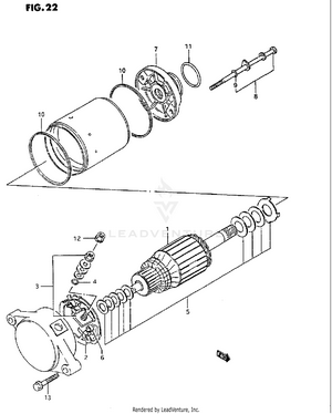 Starting Motor Schematic