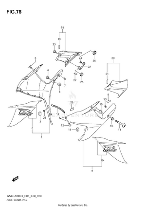 Side Cowling (agq) Schematic