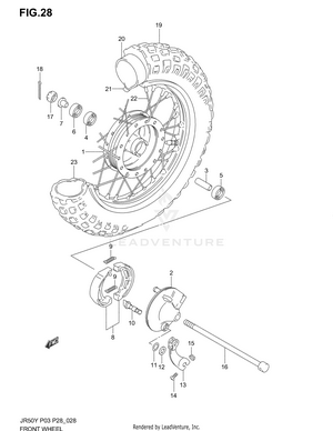 Front Wheel Schematic