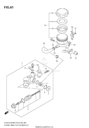 Front Master Cylinder Schematic