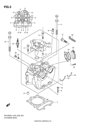 Cylinder Head Schematic