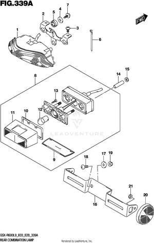 Rear Combination Lamp Schematic