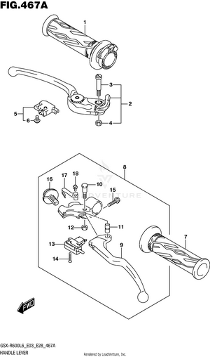 Handle Lever Schematic