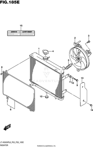 Radiator (lt-a500xpbl8 P28) Schematic