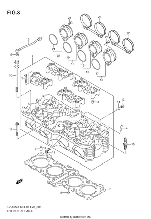 Cylinder Head Schematic
