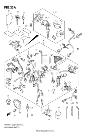 Wiring Harness (model K9) Schematic