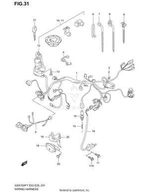 Wiring Harness (model W/x/y/k1/k2) Schematic
