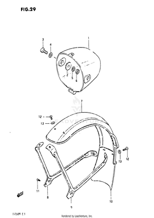Front Fender Schematic