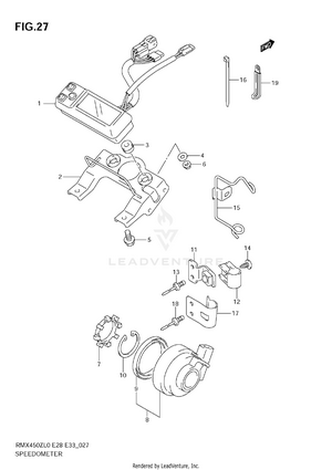 Speedometer (e33) Schematic