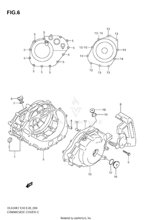 Crankcase Cover Schematic