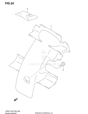 Rear Fender Schematic