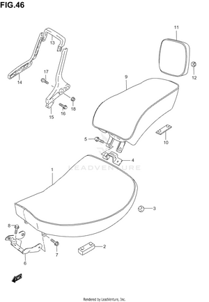 Seat (model K1/k2/k3/k4) Schematic
