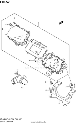 Speedometer (lt-a400fl4 P33) Schematic