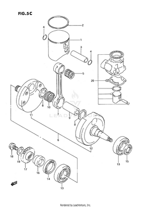 Crankshaft (model S/t) Schematic