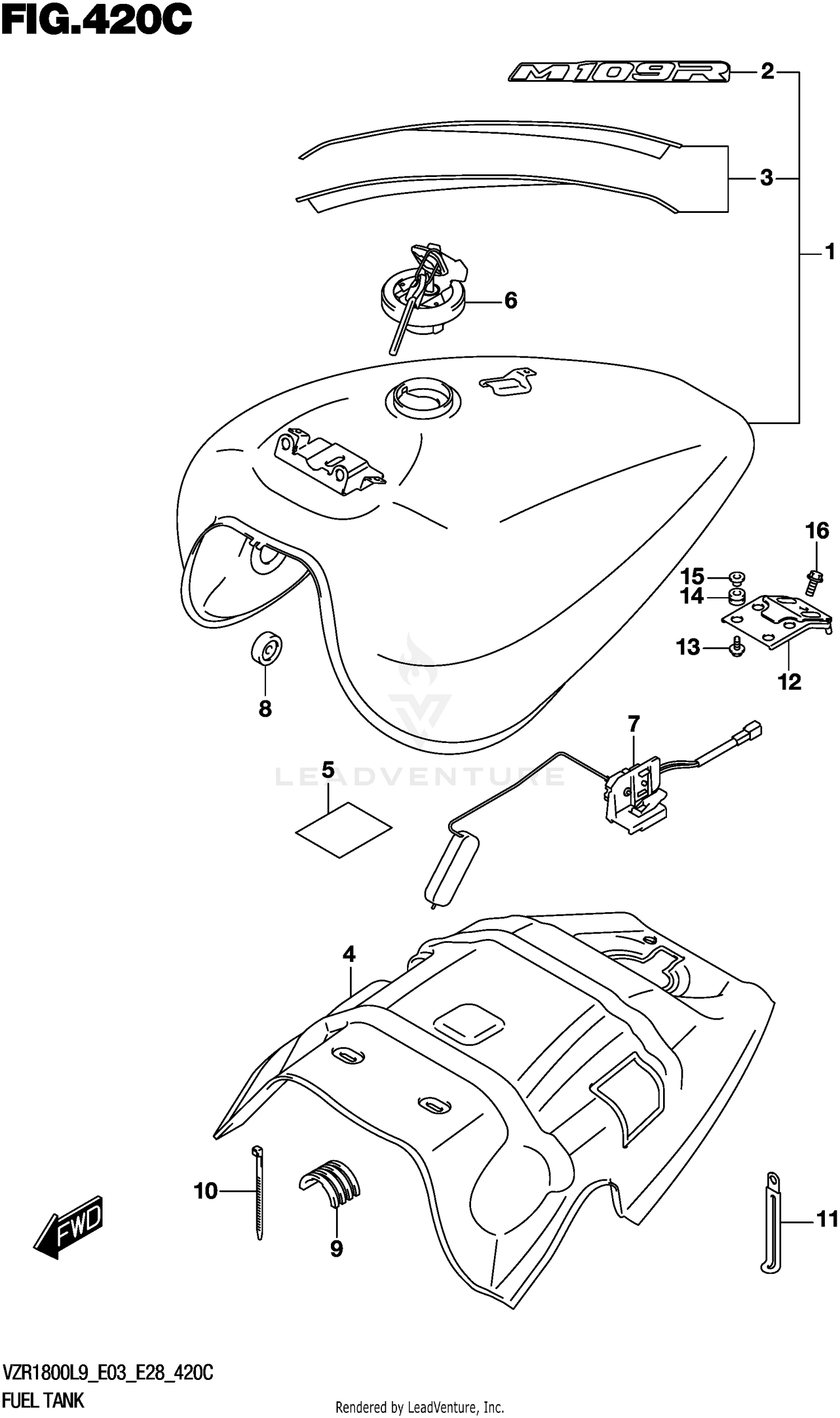 FUEL TANK (VZR1800BZL9 E03) (AV4)