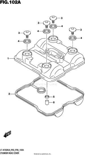 Cylinder Head Cover Schematic
