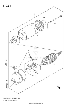 Starting Motor Schematic