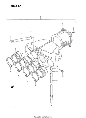 Air Cleaner (model L/m/n/p/r/s/t) Schematic