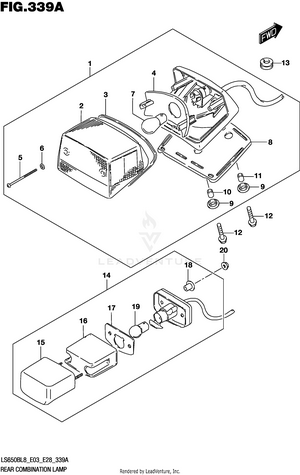 Rear Combination Lamp Schematic