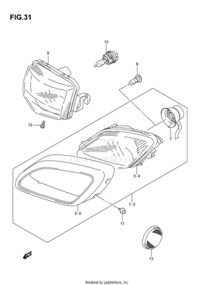 Headlamp (model K4) Schematic