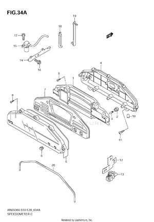 Speedometer (an650k7/k8/k9) Schematic