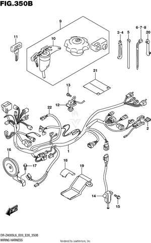 Wiring Harness (dr-z400sl6 E28) Schematic