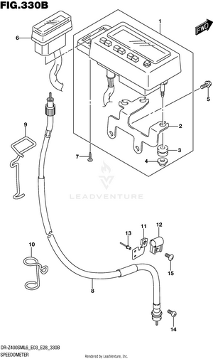 Speedometer (dr-z400sml6 E28) Schematic