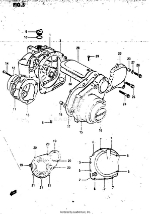 Crankcase Cover Schematic