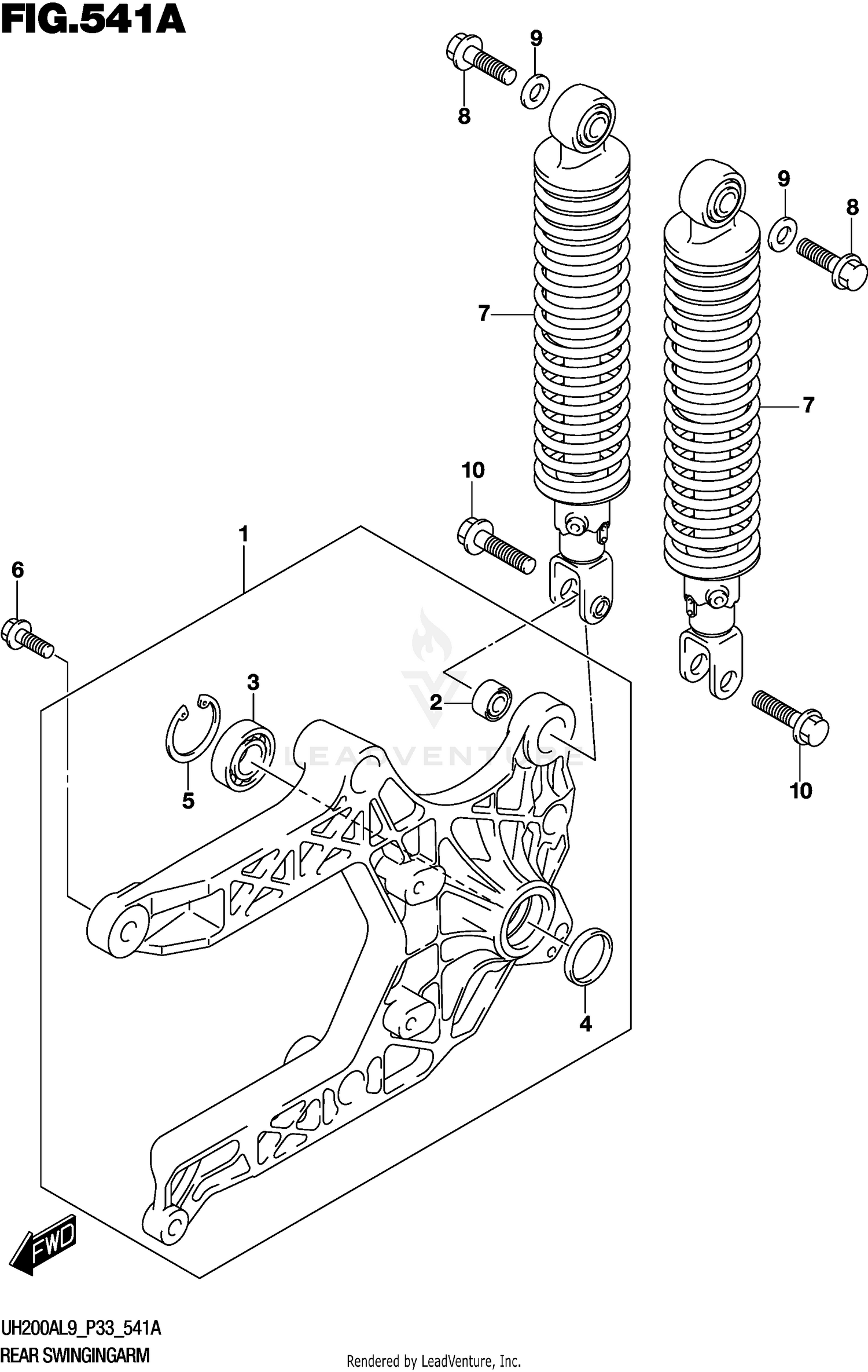 REAR SWINGINGARM
