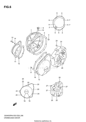 Crankcase Cover Schematic