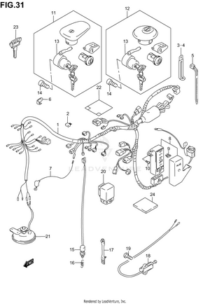 Wiring Harness (model K1/k2/k3) Schematic