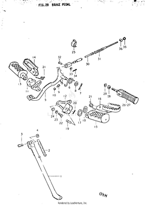 Brake Pedal Schematic