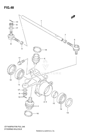 Steering Knuckle Schematic