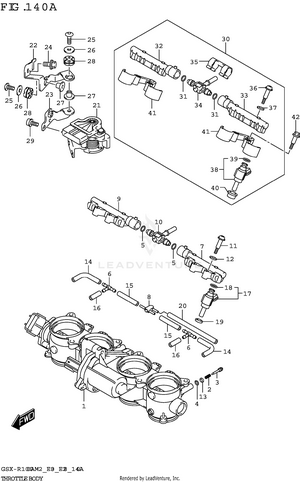 Throttle Body (e03,e28) Schematic