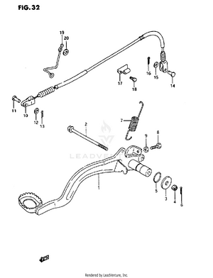 Rear Brake Schematic