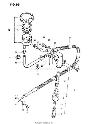Rear Master Cylinder Schematic