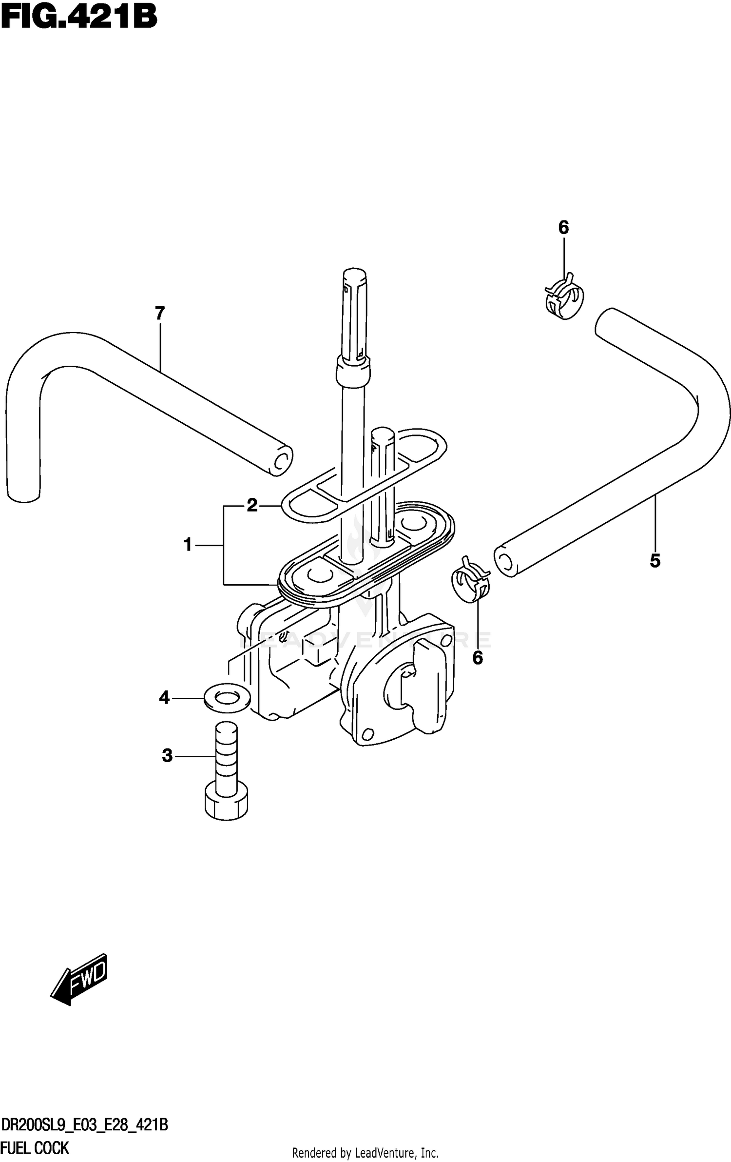 FUEL COCK (DR200SL9 E28)