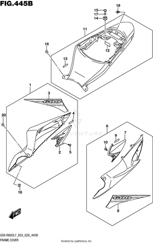 Frame Cover (ykv,kgk) Schematic