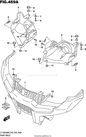 Front Grille Schematic
