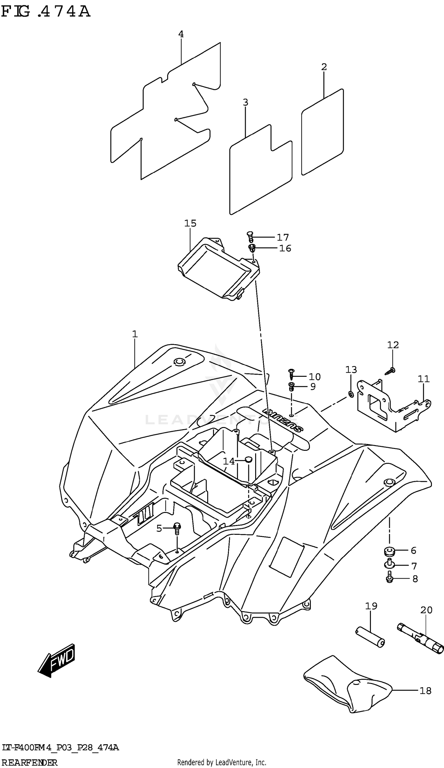 REAR FENDER (P03)